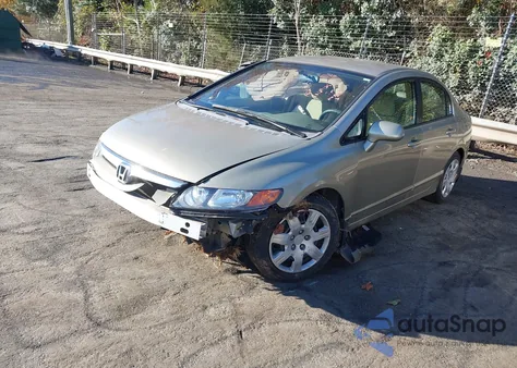 2008 Honda Civic Lx z USA, uszkodzony, nr VIN 1HGFA16548L105801